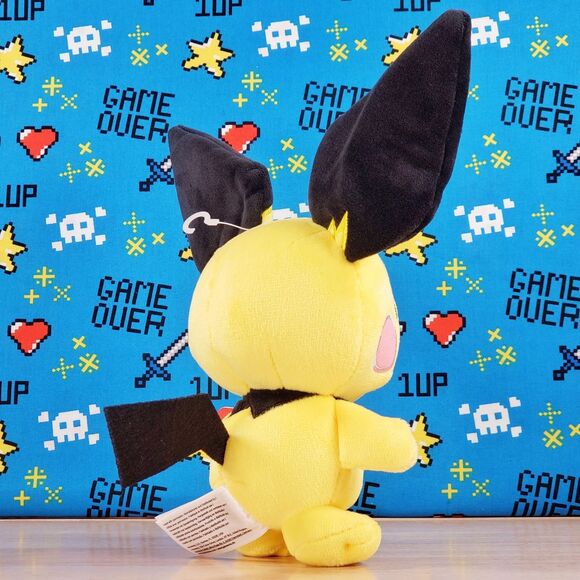 Jazwares Pokemon PICHU 9" 2022 UltraSoft Genuine Nintendo Official Plush - Picture 3 of 11